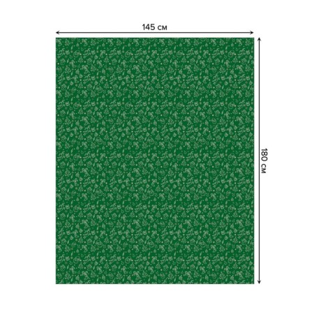 Green funny tablecloth, rectangular, oxford, size 145x180 cm-1