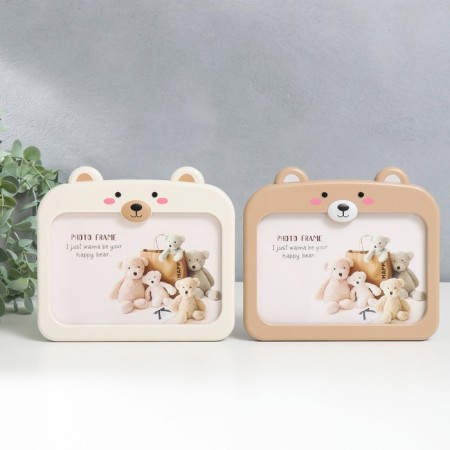 Photo frame Plastic 10x16 cm "Bear" with a pencil of mix 17.3x5x15.5 cm
