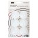 A set of balls for table tennis Onlytop, D = 40 mm, 6 pcs., White color