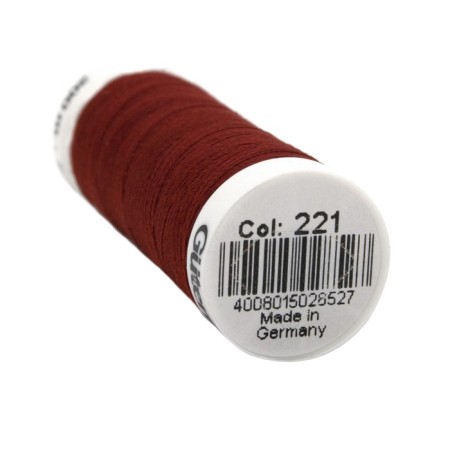SEW-HALL thread for all materials, 200 m, 748277 (221 Red-Terracot)-1