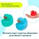 A set of bath toys "Multi -colored ducks"