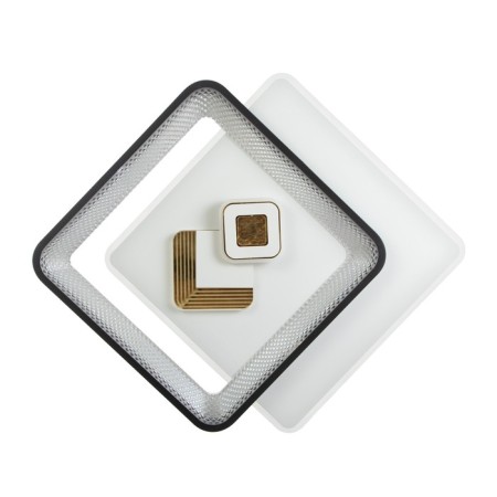 VILSA lamp LED 156W white-black 50x50x7 cm Bayerlux