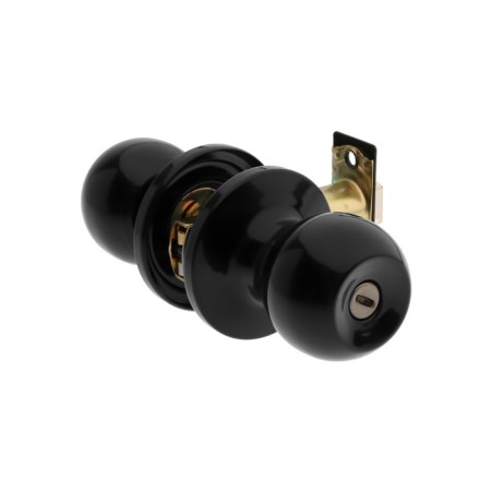 Latch 1302, with a latch, without a key, glossy black color-2