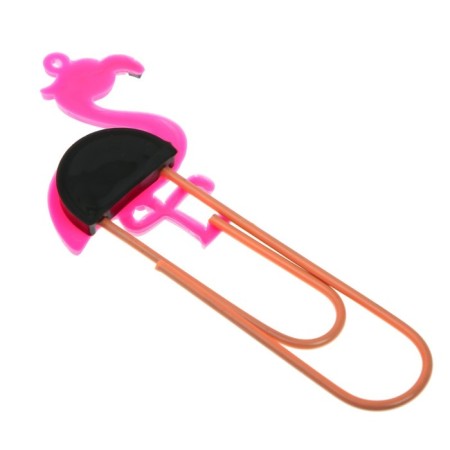 The bookmark is large 11 cm "Flamingo", mix-3