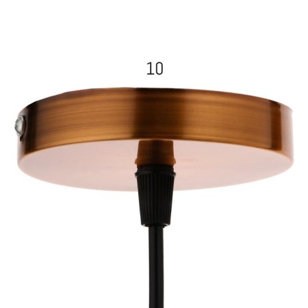 Lamp Bayerlux 669915/1 E27 40W gold 21x21x121 cm-6