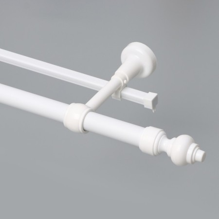 Binide cornice, 180 cm, d = 2.8 cm, white color-1