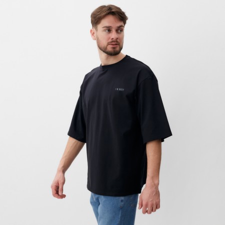Men's T -shirt MIST I’M BUSY, size 48, black-2