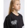 Children's T -shirt, height 116 cm, black color