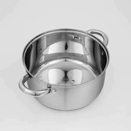 Grette stainless steel pan, 4.2 l, d = 22 cm, with a lid, the capsule, induction-3