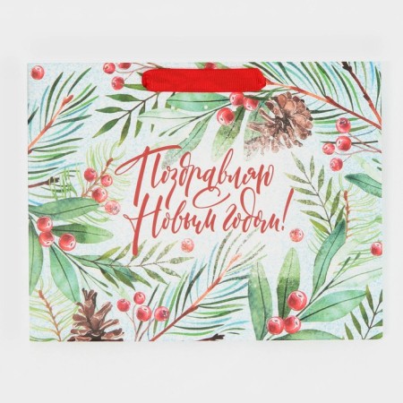 Laminated horizontal “Winter magic”, MS 18 x 23 x 10 cm, New Year-5