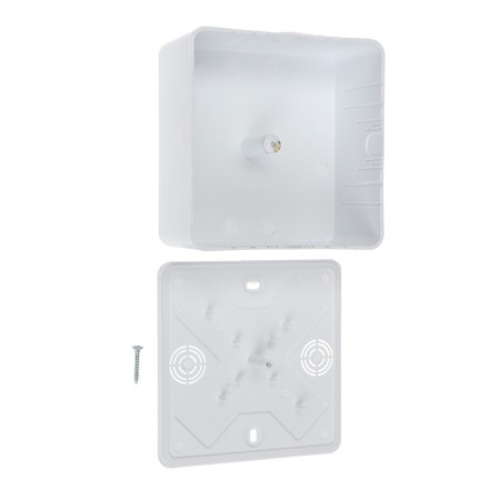 Dressing box for the cable channel Ural Pak, 100x100x50, IP 40, White, KR-513190100-024-1
