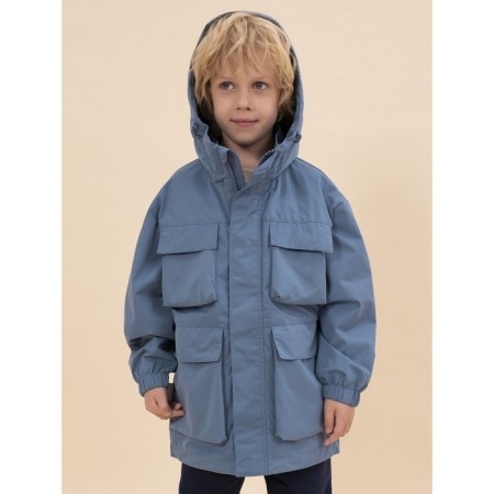 Vetrovka for boys, height 116 cm, jeans color