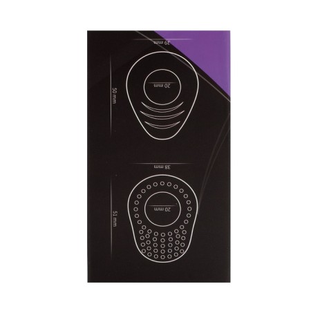 Erection rings of Box B, set 4 pcs, gel silicone, black-1