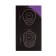 Erection rings of Box B, set 4 pcs, gel silicone, black