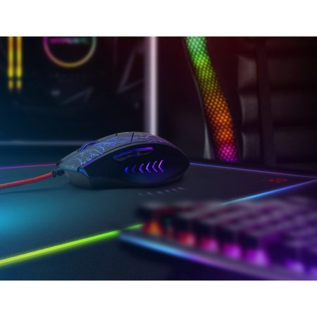 Mouse Defender Titan GM-650L, wired, game, optical, backlight, 7200DPI, black-9