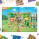 Board game "Forest Bazaar", 60 bills, 38 cards, field, cube, 4 chips, 5+