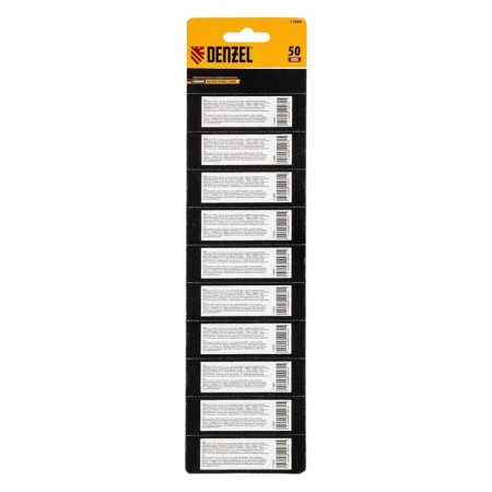 Denzel 11680 bit set, round profile, tear -off packaging, PZ2 x 50 mm, steel S2, 10 pcs.-3