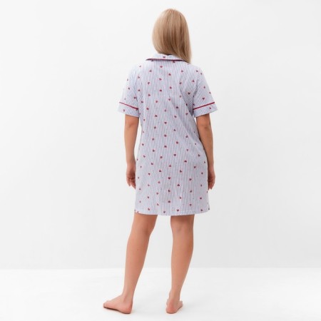 Homemade dress, blue/red color, size 52-3