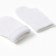 Baby mittens minku, white color, 18 cm