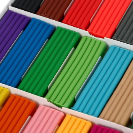 Plasticine 21 color 420 g "School of Creativity"-1