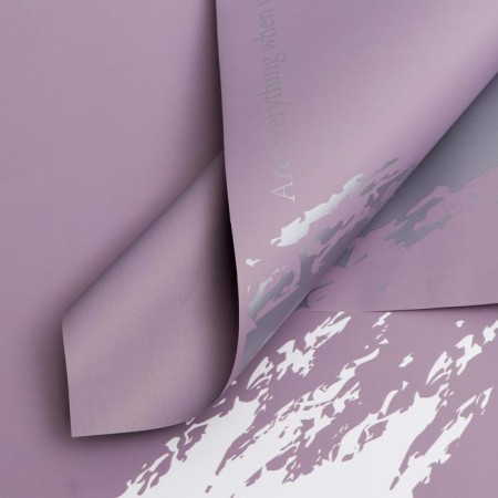 Matte film "Paints" Lilac, 0.58 x 0.58 m