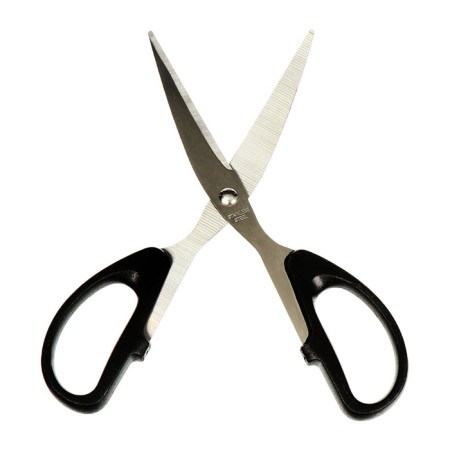 Chancellery scissors 17.4 cm office plastic handles, euro suspension-3