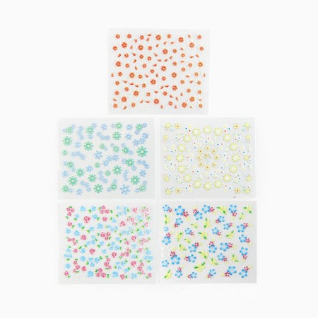 Nail stickers, multi -colored mix-6