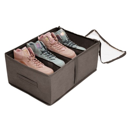 Shoes for shoes for 4 pairs, brown color-3