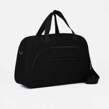 Road bag with lightning, external pocket, long belt, black color