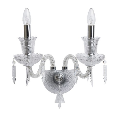 Bra "Barcelona", 2x40W E14, chrome 36x21x38 cm