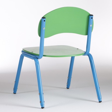 Children's stool stacked Sema Gr.1-3, Green/Blue-2