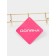 The hanger wall share "Summer", 10 hooks, 55 × 5 × 3.5 cm, gold