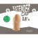 Sitabella phallound nozzle, 6 cm, latex, with antennae, mulatto