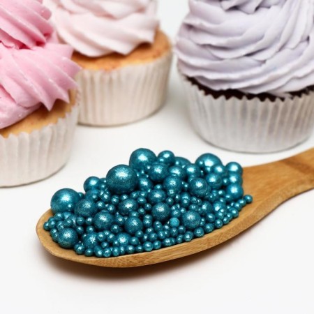 Sprinking confectionery with glitter "Brill" blue 50 g 5697879-1