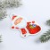 Schildik for a gift New Year "Santa Claus", 6.5 x8.2 cm, New Year