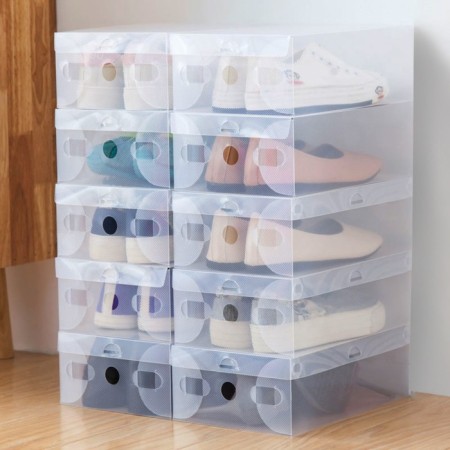 Shoe storage box with Large Size lid, 20 × 33 × 12 cm, 6 pcs-10