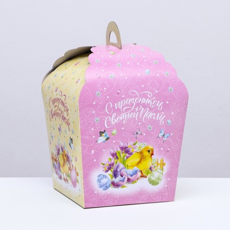 Easter box "chicken", 17 x 17 x 26 cm
