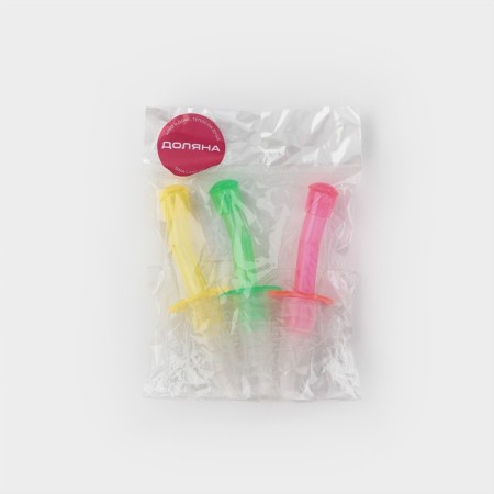 A set of nozzles on a bottle of the shade "bright flow", 3 pcs, color mix-3