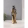 Souvenir Polystone "African Family" outfit with gold patterns 30.5x7.4x10.2 cm
