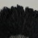 Fan plastic, feather "black" h = 26 cm 25 blades 3x50x26 cm