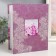 Photo album for 200 photos 10x15 cm, plastic. Bloom sheets lilac