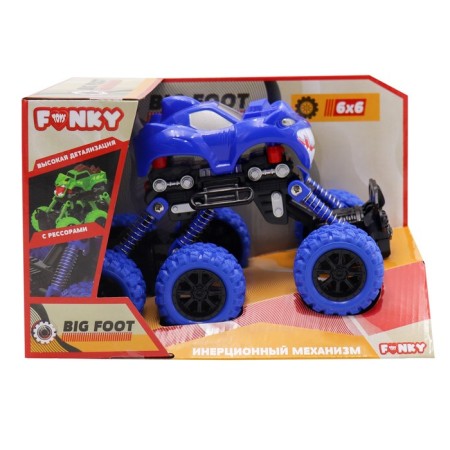 Inertial Funky Toys “SUV” machine, blue color-1