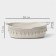 Basket for storage ladled handmade LadoM "Vilena", 38 × 22 × 12 cm, white color