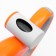Diil roulette, 8 m, up to 50 kg, tape, rubberized pen, orange with gray