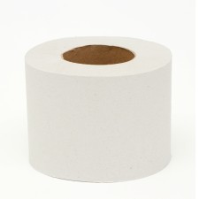 Toilet paper is gray, for the dispenser, 1 layer, 130 meters