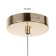 Lamp Bayerlux "Star" LED 37W gold 39x6x40-150 cm