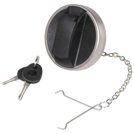 Airline fuel tank cover, 60 mm with keys, protection and chain, for a/m scania