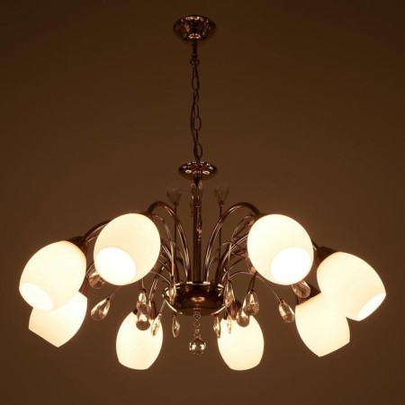 Chandelier 73196/8 E27 40W gold 80x80x42 cm Bayerlux-2