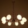 Chandelier 73196/8 E27 40W gold 80x80x42 cm Bayerlux