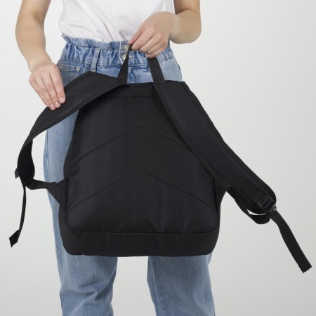 Backpack school youth Antisocial Club, 33x13x37 cm, lightning department, external pocket, black color-10
